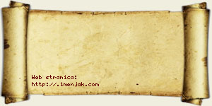 Laza Bzenić vizit kartica